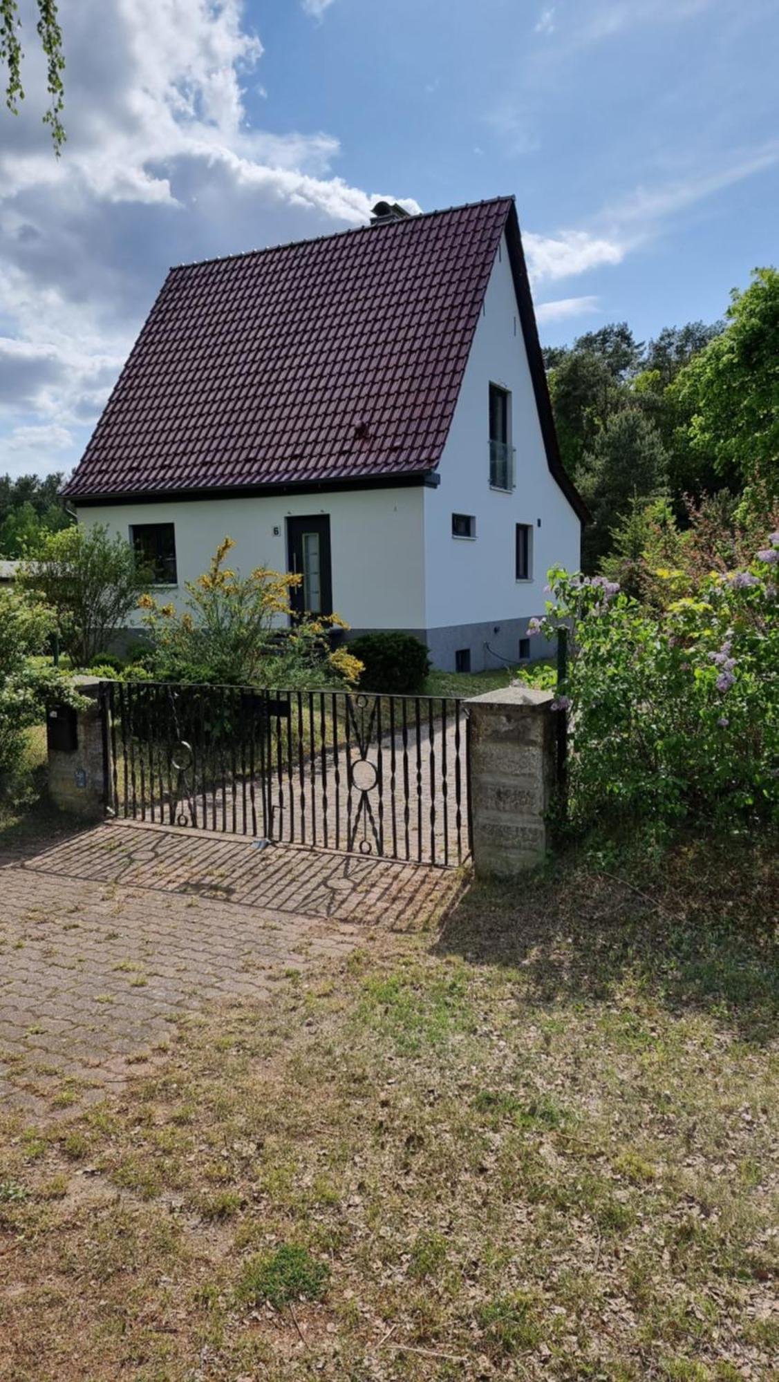 Mecklenburgische Seenplatte - Fh Mit Optionalem Steg Und Ruderboot Grosszerlang Exterior foto